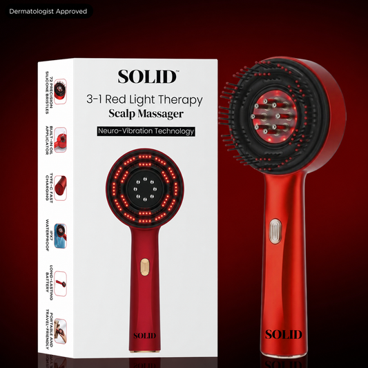 3-in-1 Red Light Scalp Massager & Oil Applicator