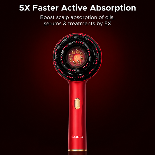 3-in-1 Red Light Scalp Massager & Oil Applicator