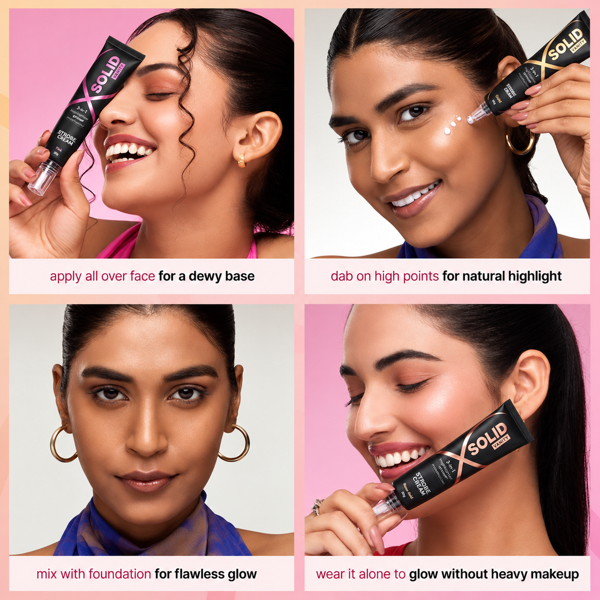3-in-1 Illuminating Strobe Cream Combo | Pack of 3