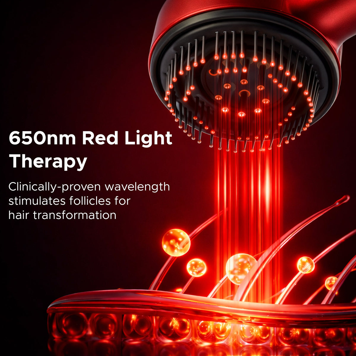 3-in-1 Red Light Scalp Massager & Oil Applicator