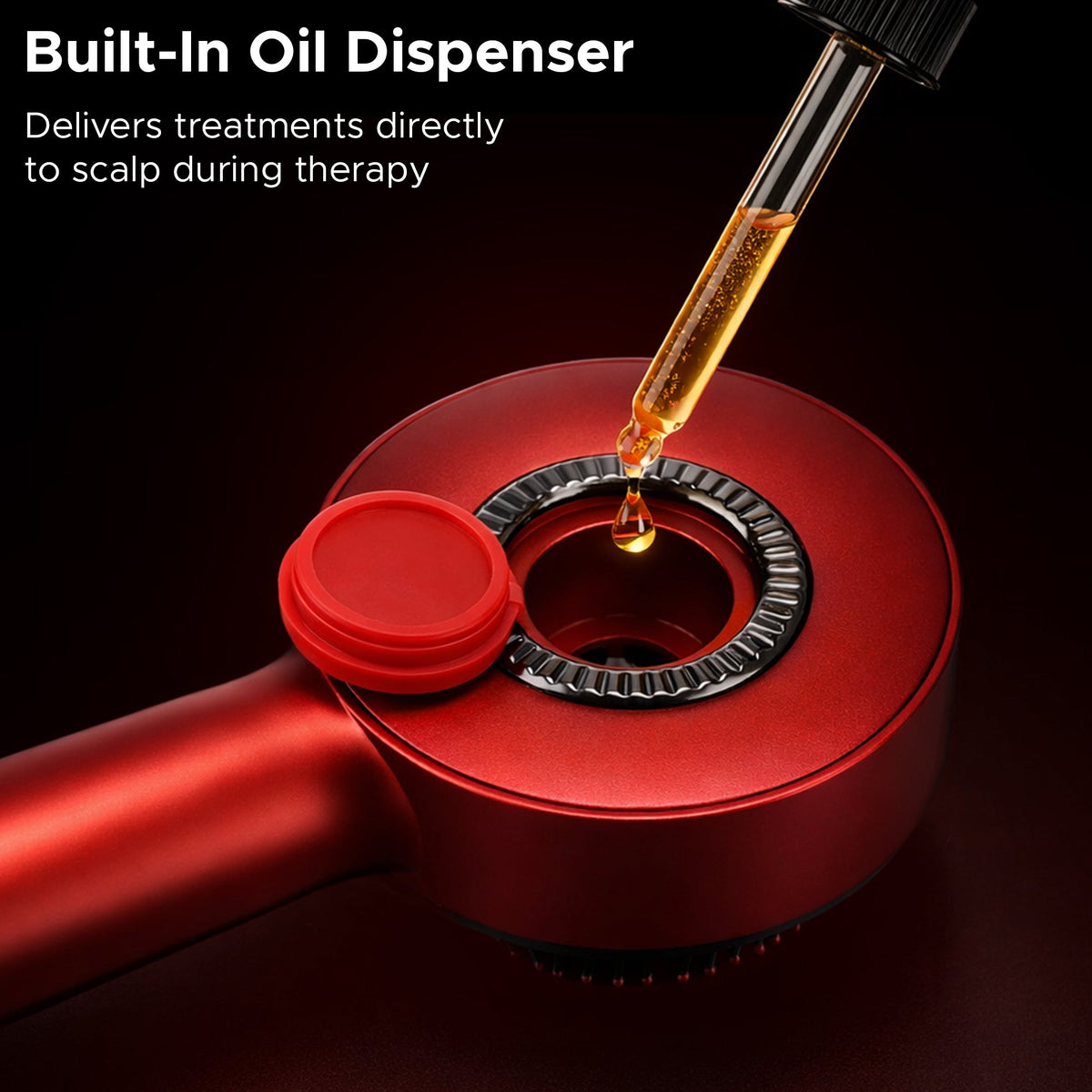 3-in-1 Red Light Scalp Massager & Oil Applicator